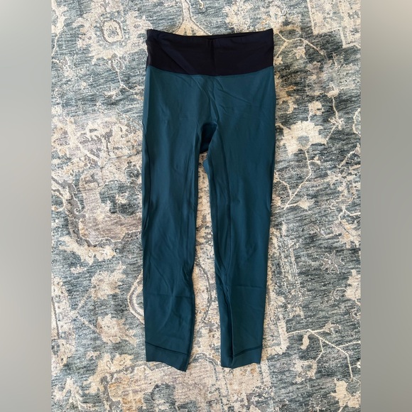 Lululemon teal pants, size 6 - Picture 1 of 4
